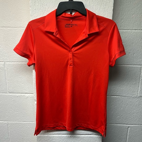 Nike Women's Orange Polo Shirt - Picture 1 of 4
